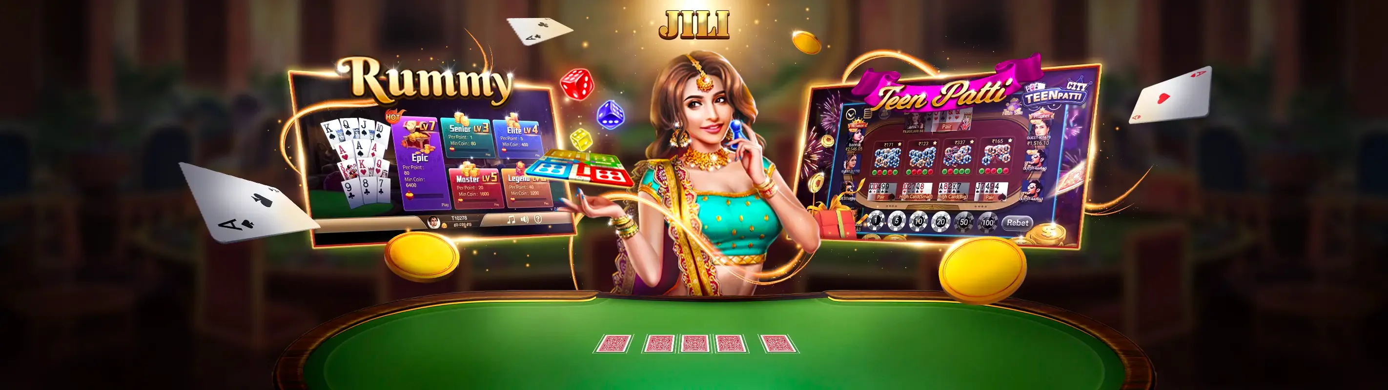 Hình ảnh nền các trò chơi slot phổ biến tại jun880 casino